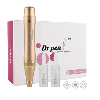 Dr pen M5 Microneedling Pen | Ultima Derma Pen |Tatuiruotė Mašina permanentinis Makiažas Pen Odos Priežiūros Priemonės Adatą Cartidges